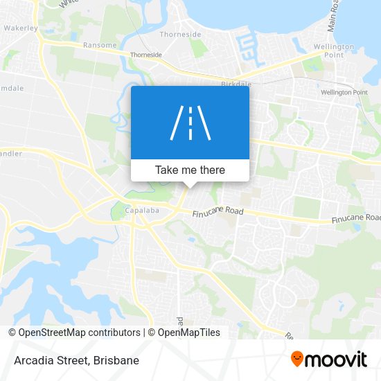 Arcadia Street map
