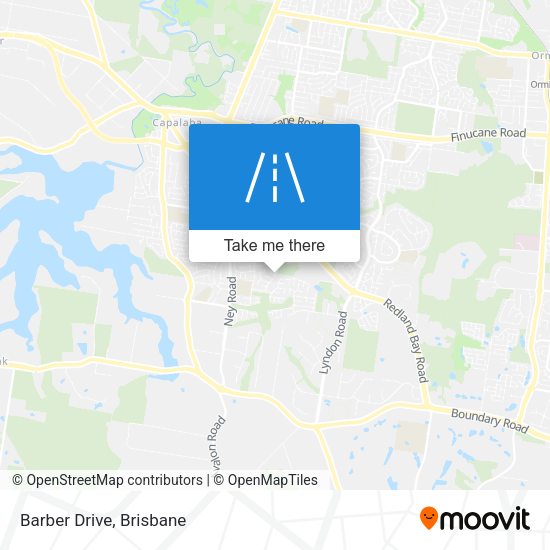 Barber Drive map