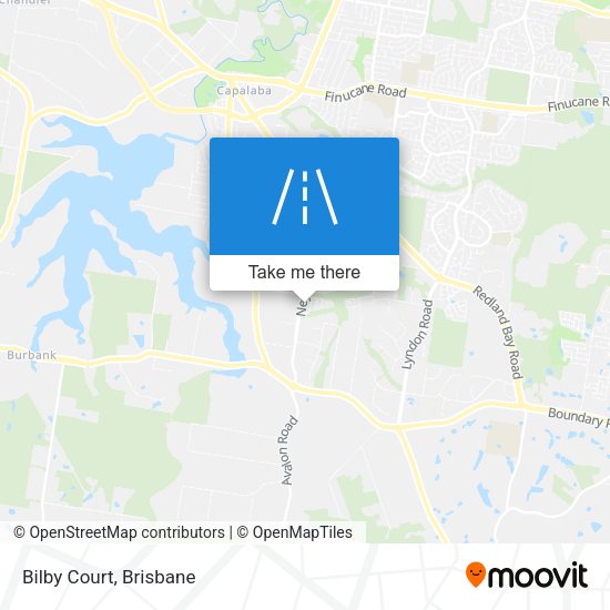 Bilby Court map