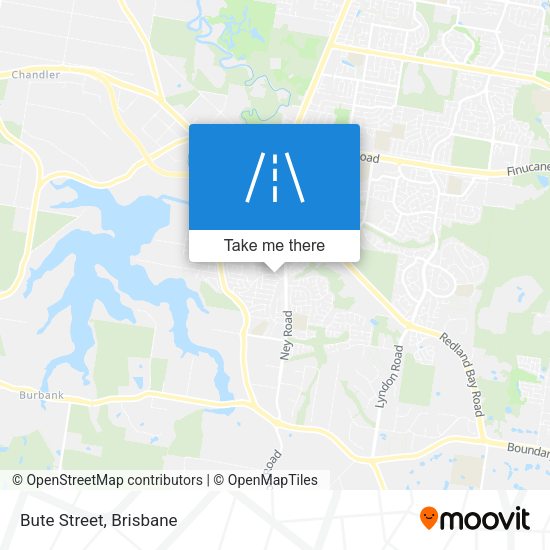 Bute Street map