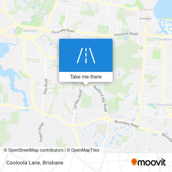 Cooloola Lane map
