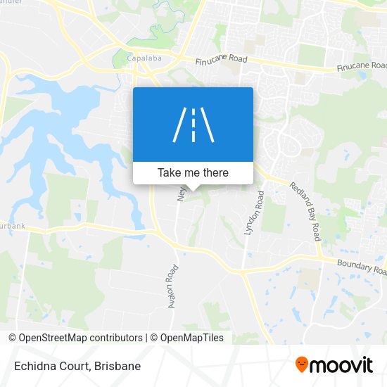 Echidna Court map