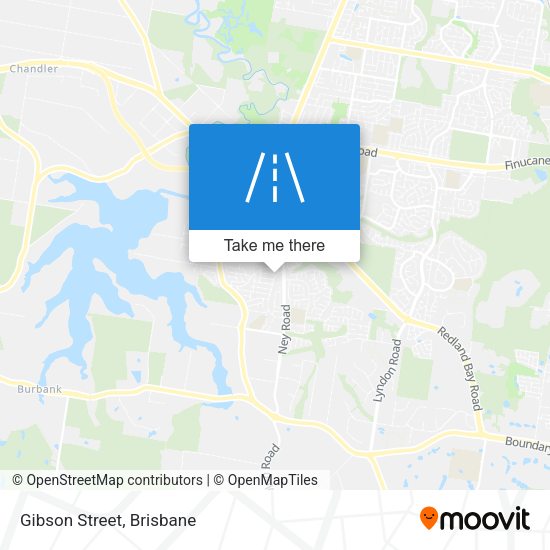 Gibson Street map