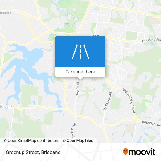 Greenup Street map