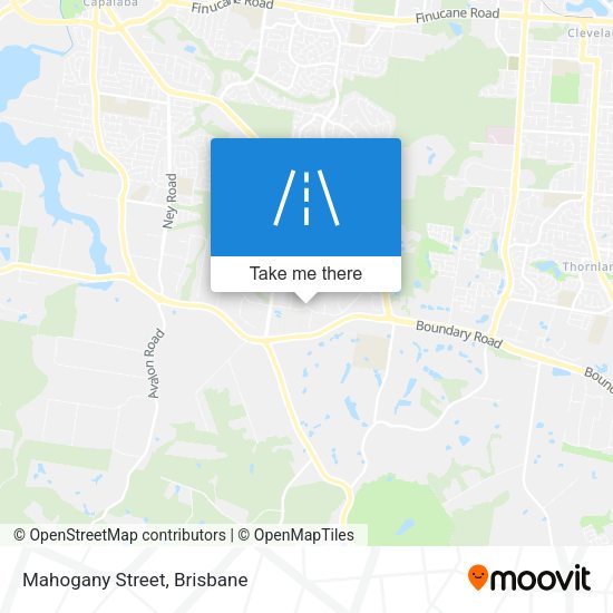 Mahogany Street map