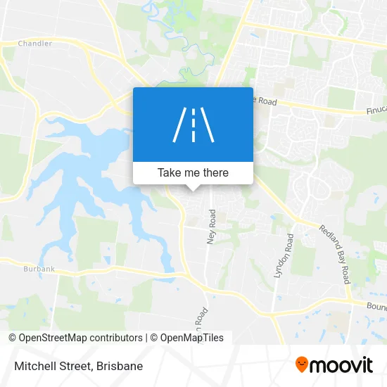 Mitchell Street map