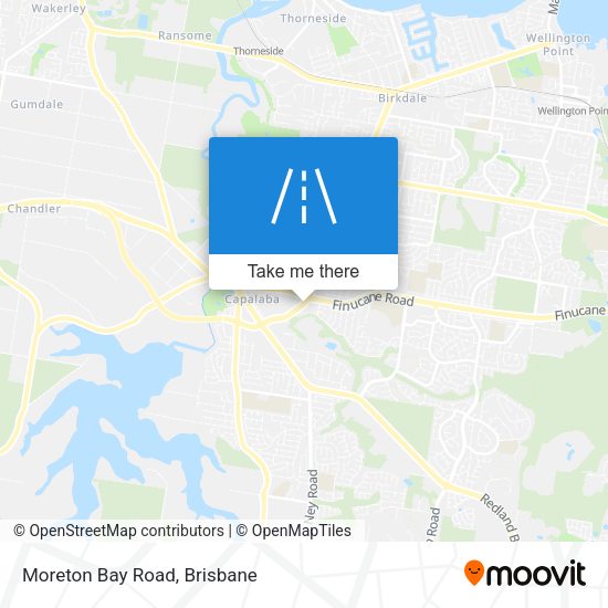 Moreton Bay Road map