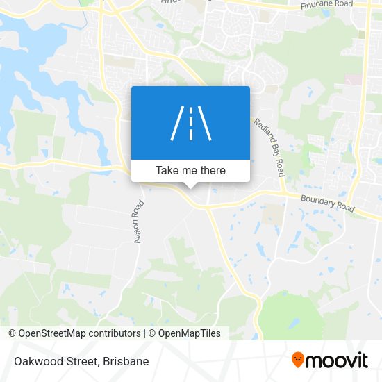 Oakwood Street map