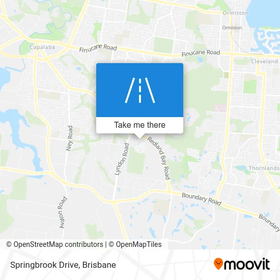 Mapa Springbrook Drive