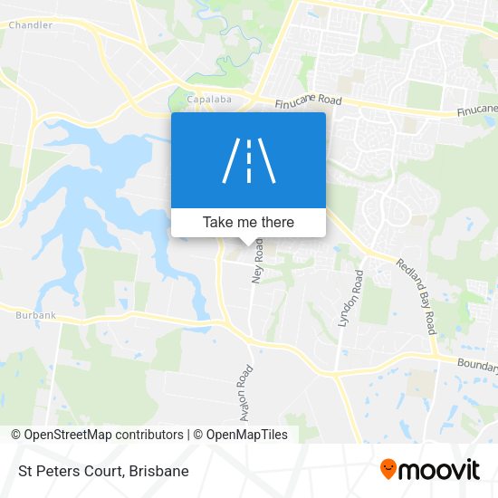 St Peters Court map