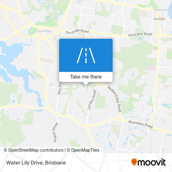 Water Lily Drive map