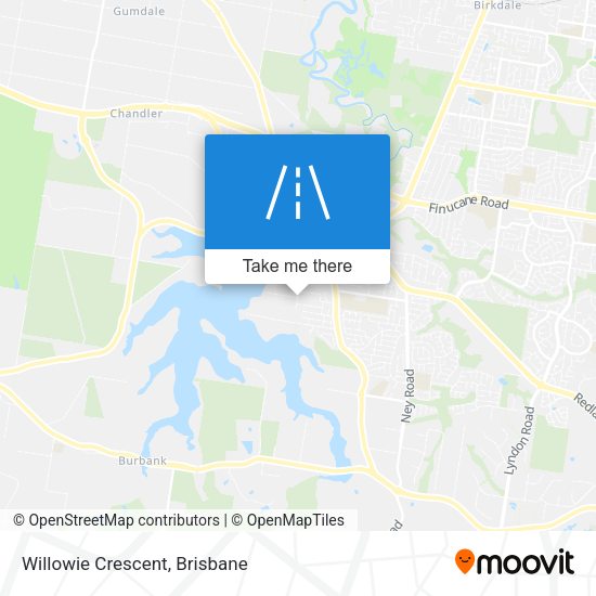 Willowie Crescent map