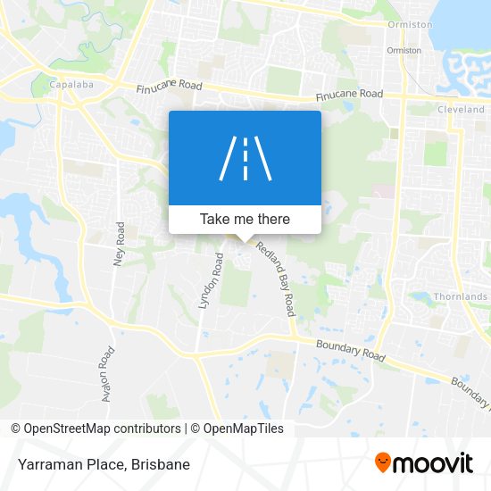 Yarraman Place map