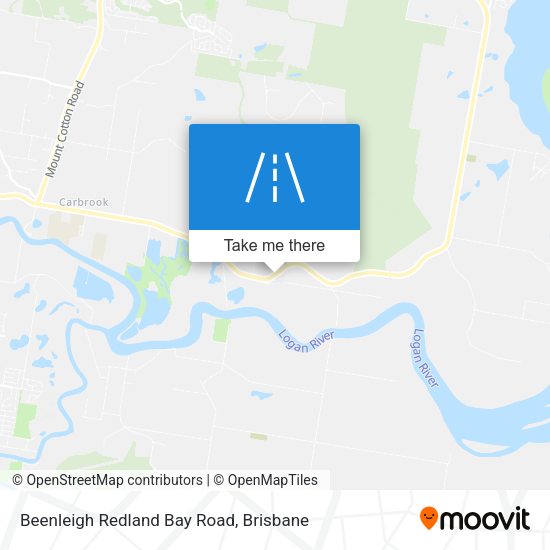Beenleigh Redland Bay Road map