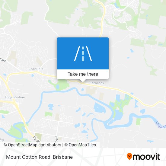 Mount Cotton Road map