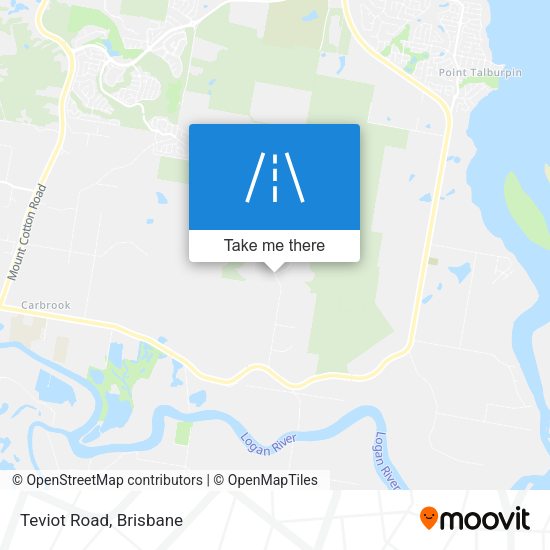 Teviot Road map