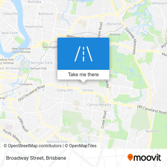 Broadway Street map