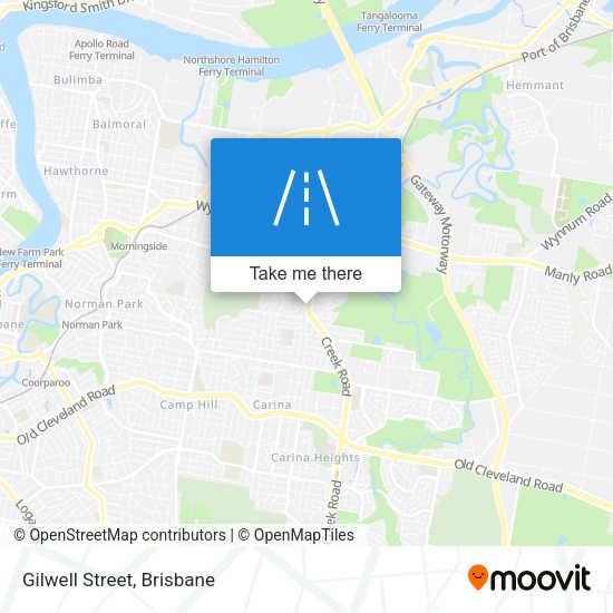 Gilwell Street map