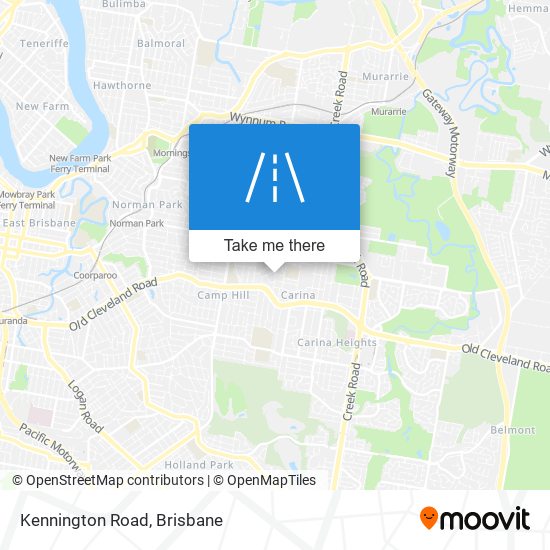 Mapa Kennington Road