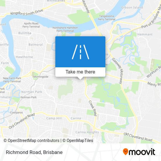 Richmond Road map