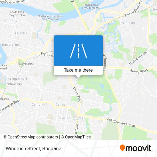 Windrush Street map