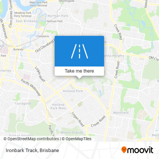 Ironbark Track map