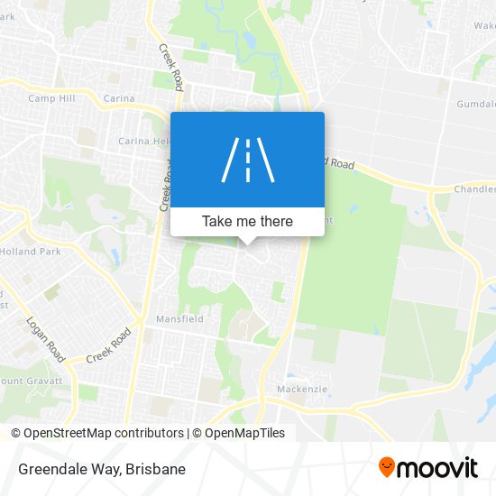Greendale Way map