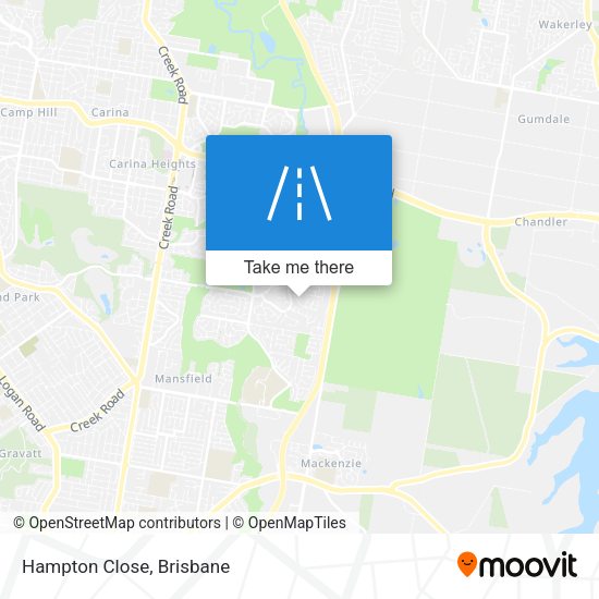 Hampton Close map