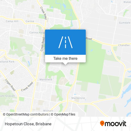 Hopetoun Close map