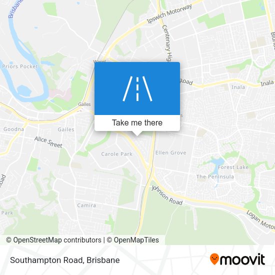 Southampton Road map