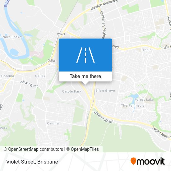 Violet Street map