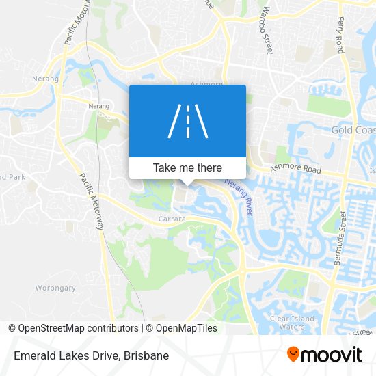Emerald Lakes Drive map