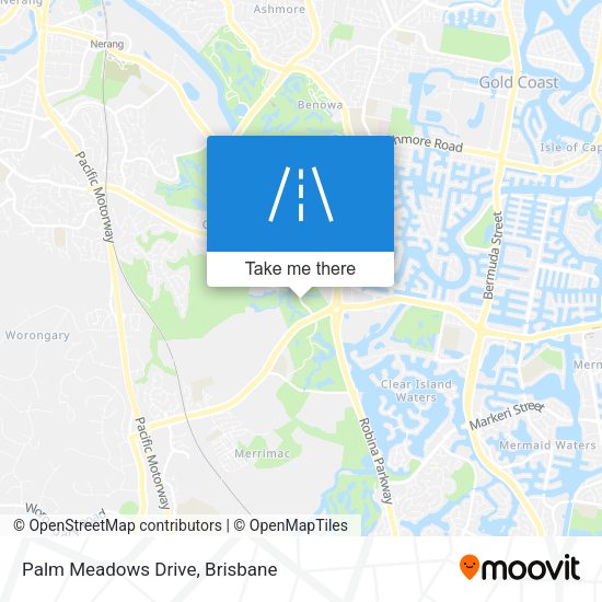 Palm Meadows Drive map