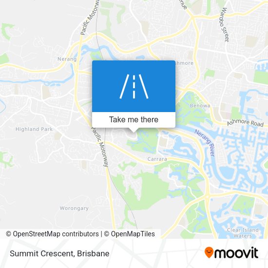 Summit Crescent map