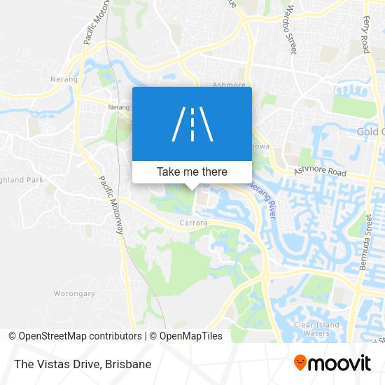 The Vistas Drive map