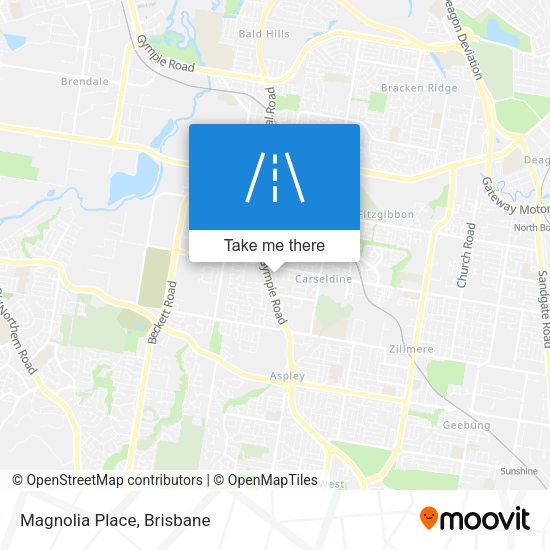Magnolia Place map