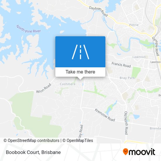 Boobook Court map