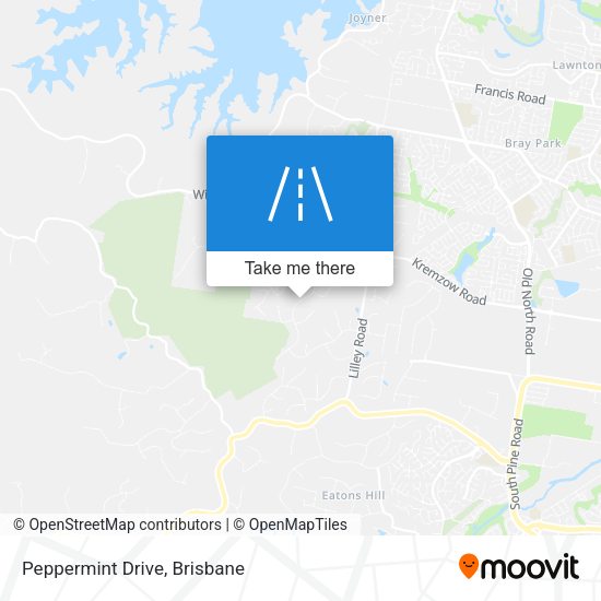 Peppermint Drive map