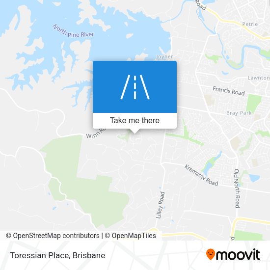 Toressian Place map