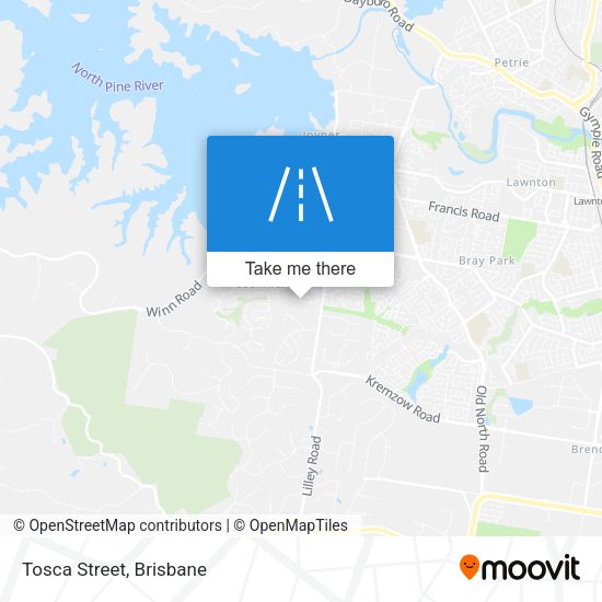 Tosca Street map