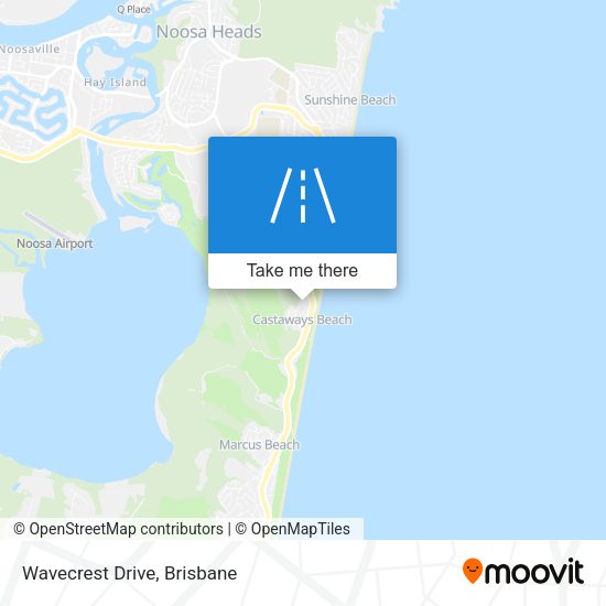 Wavecrest Drive map