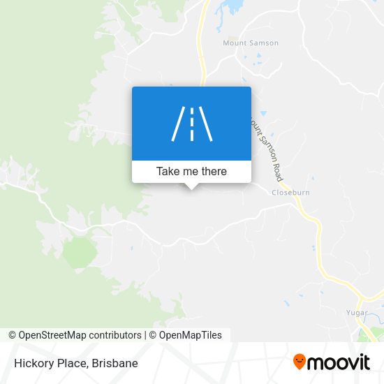 Hickory Place map