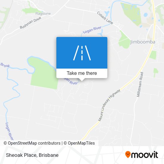 Sheoak Place map