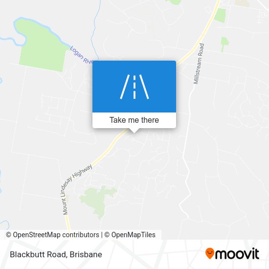 Blackbutt Road map