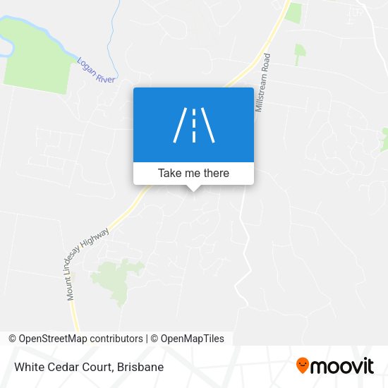 White Cedar Court map