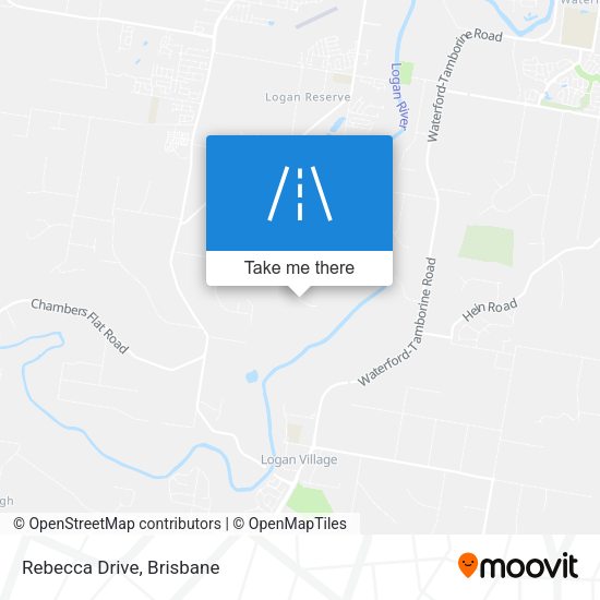 Rebecca Drive map