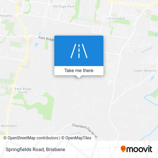 Mapa Springfields Road