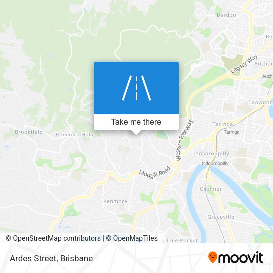 Ardes Street map