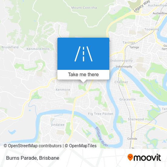 Burns Parade map