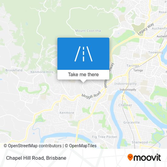Chapel Hill Road map